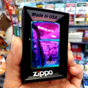 encendedor zippo classic logo lasered tornasol