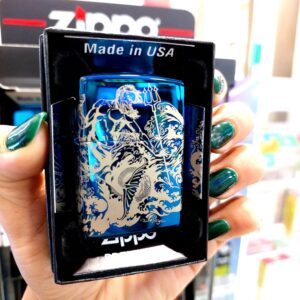 ZIPPO ATLANTIS DESINGN AZUL ZAFIRO