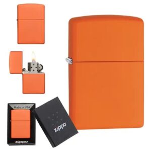 ZIPPO LINFTER CLASSIC ORACGE MATTE NARANJA