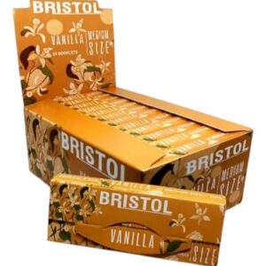 PAPELILLOS BRISTOL VAINILLA + FILTROS PAEA ENRROLAR 1UNIDAD