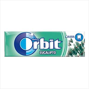 ORBIT SIN AZÙCAR SABOR EUCALIPTO 10U